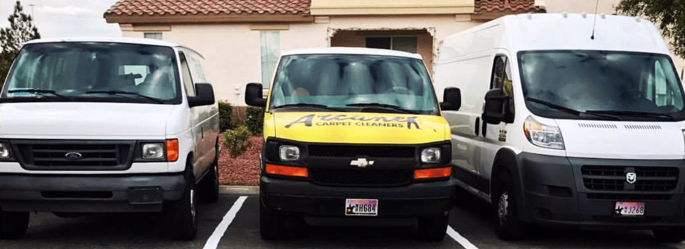 The Arcane Carpet Cleaners van